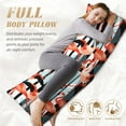 thumbnail image 4 of Naloa Cool Flamingo Super Soft 20x60 Body Pillow Case,Long Side Hidden Zipper（PILLOWS ARE NOT INCLUDED）, 4 of 6