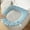Light Blue 5J1, variant on Wuztai Soft Thick Toilet Seat Cover, Warm Stretchable Washable Cloth Pads For Bathroom Comfort, Acrylic Toilet Seat Cover Pads With Secure Ring