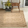 thumbnail image 6 of Teppich Homes Beige Geometric Pattern Wool Rug 6x10 - Perfect Area Rug for Hallway And Living Room, Tufted Carpet Style, 6 of 6