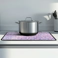 thumbnail image 2 of SEANATIVE Stove Top Cover for Electric Stove Multi-Purpose Stove Dust-proof Cover Protector Heat-Resistant Stovetop Mat for Induction Cooktops, Pearl Diamond Violet Pink Valentine's Day, 2 of 7