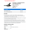 thumbnail image 2 of Fuel Injector - Compatible with 2014 - 2016 Volkswagen Passat 2015, 2 of 2