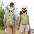 thumbnail image 6 of Daiia White Polka Dot Sunflower A Vintage Canvas Backpack for Men and Women ,Hiking Backpack,Travel Laptop Bag for School,Large Capacity Backpack-Small, 6 of 8