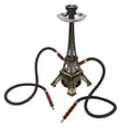 thumbnail image 2 of Eje de cachimba con kit de cuenco base, juego de cachimba de 2 mangueras, sistema completo de cachimba, rendimiento finamente ajustado, 2 of 8
