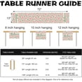 thumbnail image 2 of Christmas Peppermint Candy Table Runner, Pink Xmas Believe Kitchen Dining Table Decoration, Winter Burlap Indoor Outdoor Home Decor Holiday Party Supply 13 x 72 Inches, 2 of 6