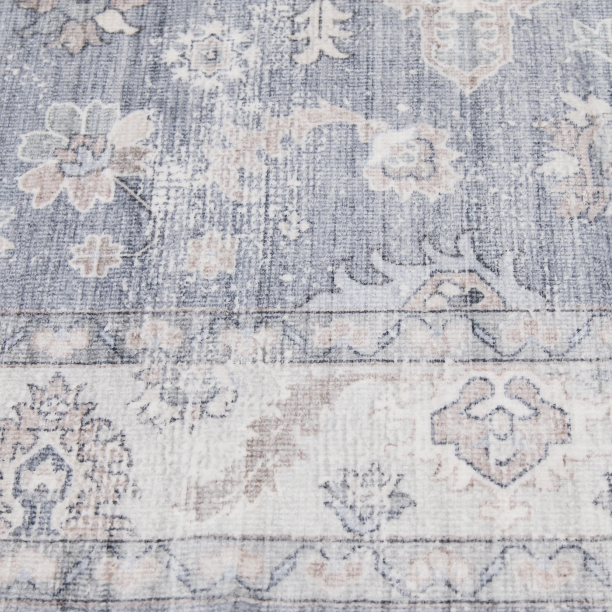 Better Homes & Gardens Blue Persian Machine Washable Faux Fur Indoor Area Rug, 5'x7'