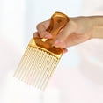 thumbnail image 5 of 1 Pc Women Durable Hair Insert Comb for Curly Thick Wavy Straight Hair Orange ABS, 5 of 6