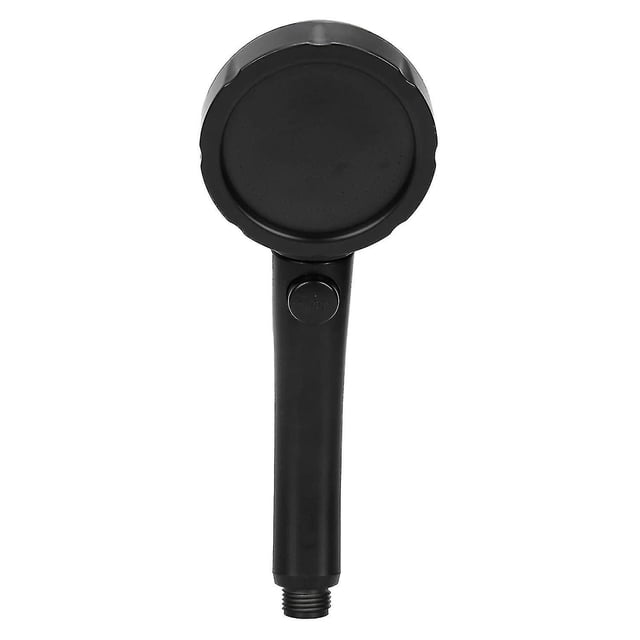 Cabezal de ducha de mano de alta presión para baño, color negro, con interruptor, 3 modos de pulverización, rosca G1/2