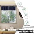 thumbnail image 4 of Taupe Blackout Thermal Insulated Window Treatment Grommet Curtain Valance， Valance for Window Grommet Window Kitchen Valance Darkening Valance for Living Room Bedroom Thermal Short Curtain, 4 of 6