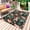 Black Pink, variant on Farmhouse Tiger Outdoor Rug 5x8 Ft - Reversible Patio Rug Outdoor Camping Rugs, Summer Watercolor Animals Palm Trees Washable Indoor Outdoor Area Rugs, Non-Slip Outdoor Carpet Runner for Deck/Porch