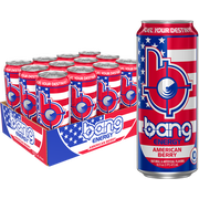Bang Energy Drink, American Berry, 16 fl oz, 12 cans