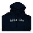 thumbnail image 3 of Sudadera Liga de la Justicia para Hombre con Gorro y Jareta Azul Marino Talla CH, 3 of 4