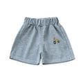 thumbnail image 2 of NAISIBABY Boys Active Shorts, Car Prints Cotton Elastic Waist Casual Comfy Shorts Gray 4-5T, 2 of 3