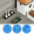 thumbnail image 5 of Uforic Wooden Hidden Litter Box Enclosure with 2 Shelves, Cat Cabinet for Indoor Use, Easy to Clean, Gray, 5 of 10