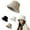 Beige#2, variant on HJYCHN Plush Fluffy Hat Winter Furry Style Bucket Hat Warm Thickened Fisherman Cap for Women and Girls Golf Hat Black One Size