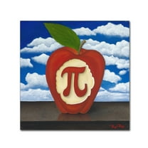 Trademark Fine Art 'Apple Pi' Canvas Art by Ryan Rice Fine Art