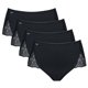 thumbnail image 1 of Sloggi Calzoncillos de mujer - Maxi, Sentido Puro Luxe, 4-pack, color sólido negro 46, 1 of 3