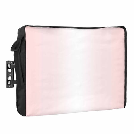 Pink Ombre Waterproof Outdoor TV Cover Modern Abstract Art Gradient Minimalist Outside Weatherproof TV Enclosures for 36 to 39 Inch LCD Television Shield Flat Screen Protectors