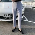 thumbnail image 3 of Pantalones de traje de talla grande para hombre, color negro, 9 pantalones cortos de verano para hombre, ropa de trabajo, pantalones de tela, ropa barata, oferta de moda 2024, 3 of 5