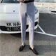 thumbnail image 3 of Pantalones de traje de talla grande para hombre, color negro, 9 pantalones cortos de verano para hombre, ropa de trabajo, pantalones de tela, ropa barata, oferta de moda 2024, 3 of 5