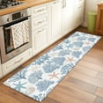 thumbnail image 2 of 2'x6' Rug Runners for Hallways Kitchen, Blue Coastal Non Slip Entryway Beside Floor Carpet Runner, Summer Nautical Beach Starfish Coral Washable Laundry Room Bedroom Throw Rugs Mat for Family Pet, 2 of 8