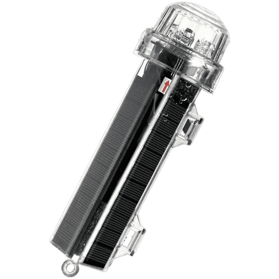 GRIMPEX Waterproof Solar Led Buoy Navigation Lamp for Coastal and Offshore Use White Light