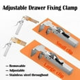 thumbnail image 2 of 1 x Adjustable Drawer Fixing Clamp-Silver, 2 of 7