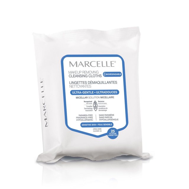 Marcelle Biodegradable and Recyclable Ultra-Gentle Makeup Removing Cloths