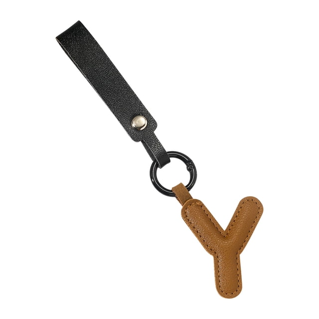 Accesorios para Coches Lindos Nuevo Cuero Carta Inglesa Llavero Colgante Bolsa de Llavero para Coches Accesorios para Coches Colgantes