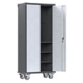 thumbnail image 5 of Supeer Metal Rolling Storage Cabinet with Multi Use Pegboard, Large Steel Utility Toolchest with Adjustable Shelves & Locking Doors - Garage Cabinets for Tool Storage,Assemble Required (Handle), 5 of 7