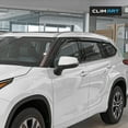 thumbnail image 5 of CLIM ART Incredibly Durable Rain Guards for Toyota Highlander 2020-2026, Original Tape-on Window Deflectors, Vent Deflector,Window Visors, Car Accessories,6pcs. - 520351, 5 of 10