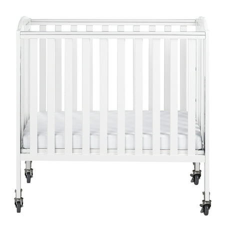 Photo 1 of Dream On Me Birch 3-in-1 Folding Portable Mini Crib, White