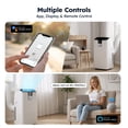 thumbnail image 3 of SIMZLIFE 14000 BTU Portable Air Conditioner with WIFI for Room, Portable AC Unit with Remote Control, White, 3 of 10