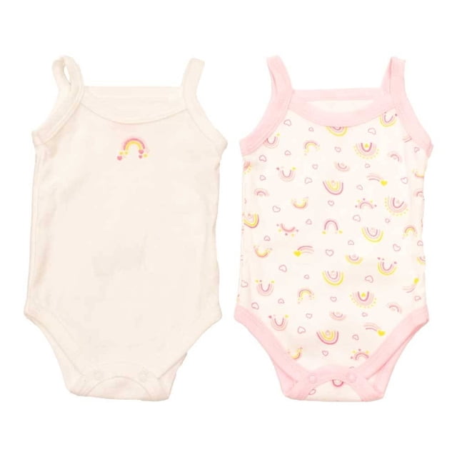Pack Pañaleros Baby Creysi para Niña Varios Modelos Estampados con Tirantes 2 Piezas Talla 6M