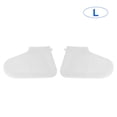 thumbnail image 1 of Shoe Cover, White Color Convenient Practical Rainproof Overshoes  For Rainy Day For Outdoor, 1 of 8