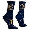 thumbnail image 5 of Cool Socks, Scorpio Zodiac Sign Fun Astrology Gifts for Women, Crew Length Adult, 5 of 6