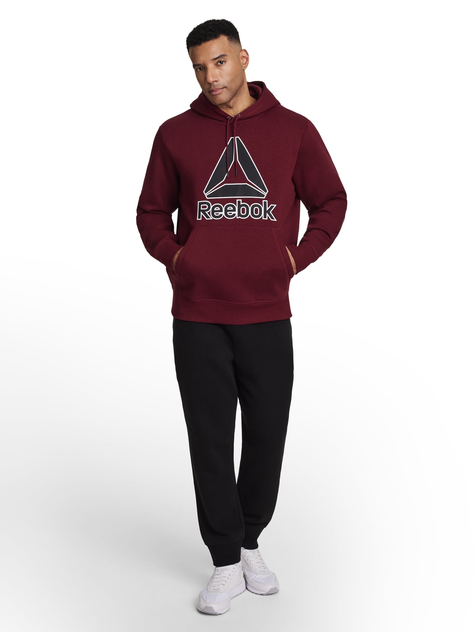 Reebok Men's and Big Men's Game Day Fleece Hoodie, Sizes XS-5XL