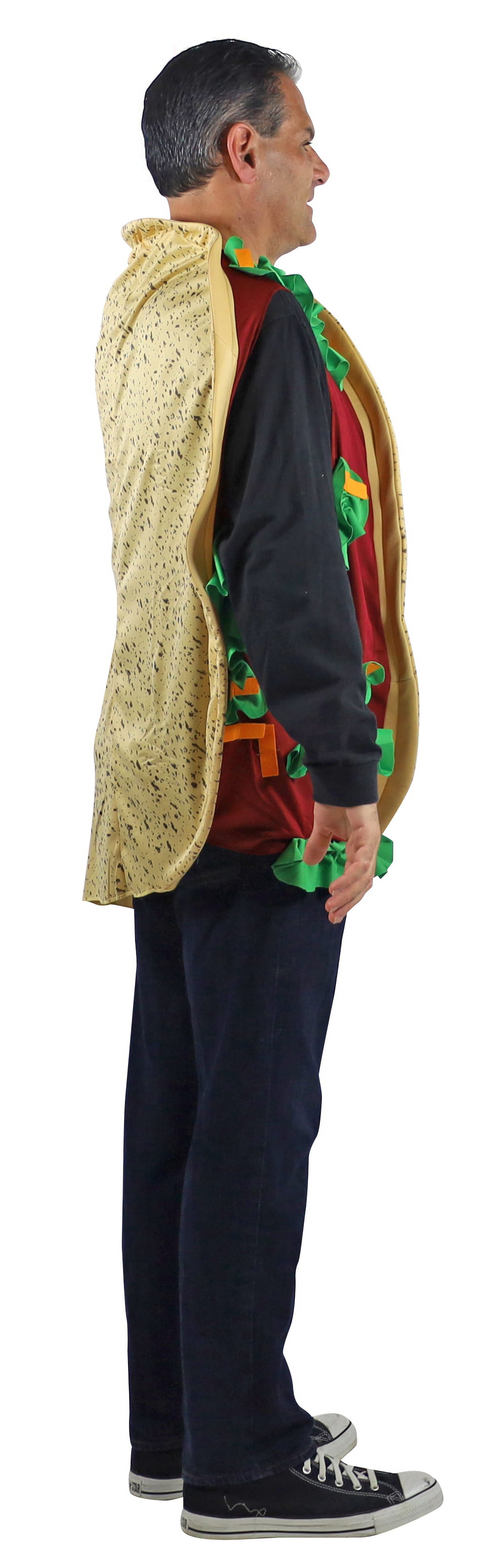 Rasta Imposta Taco Funny Halloween Costume, Adult, Unisex, One Size, Multi-color - image 3 of 6