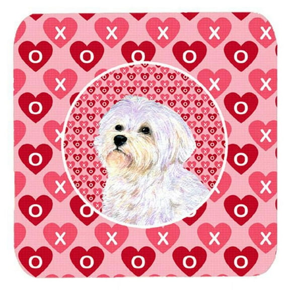 Maltese Foam Coasters, Set Of 4