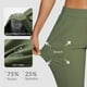 thumbnail image 2 of Pantalones BALEAF para mujer, de viaje, ligeros y elásticos, color verde militar, talla L, 2 of 7
