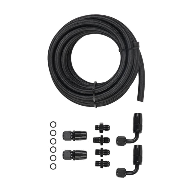 Transmisiones Kit de refrigeración,Líneas de enfriamiento de transmisiones automáticas 4L60E,Kit de manguera de nailon profesional de reparación de automóviles,Accesorios Alto
