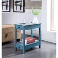 thumbnail image 4 of Acme Furniture 97742 Table d'Appoint (Station de Charge USB), Turquoise, 4 of 5