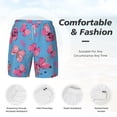 thumbnail image 4 of Kdxio Girl Butterfly Print Men'S Swim Trunks With Compression Liner 7 Inch Inseam Quick Dry Swim Shorts, 4 of 7