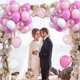 thumbnail image 4 of Globos Suministros para fiesta de boda Baby Shower Día de San Valentín Cumpleaños Rosa Feliz aniversario Decoración Niña Látex Día del Niño, 4 of 7