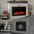 thumbnail image 6 of Maxhonor 40 - Inch White Freestanding Fireplace: Timer Function, Stylish Color - Blocking Design, 6 of 8