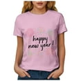 thumbnail image 4 of larppty Happy New Year Party Supplies 2026 Family Matching Fireworks T-Shirt (Pink, XXL), 4 of 9