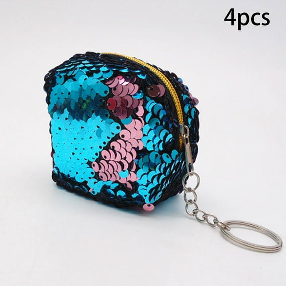 GASTROPOD Coin Purse,Versatile Flip Design Handbags for Women,Attractive Sequin Overlay Slim Wallet,Perfect for Small Wallet Lovers