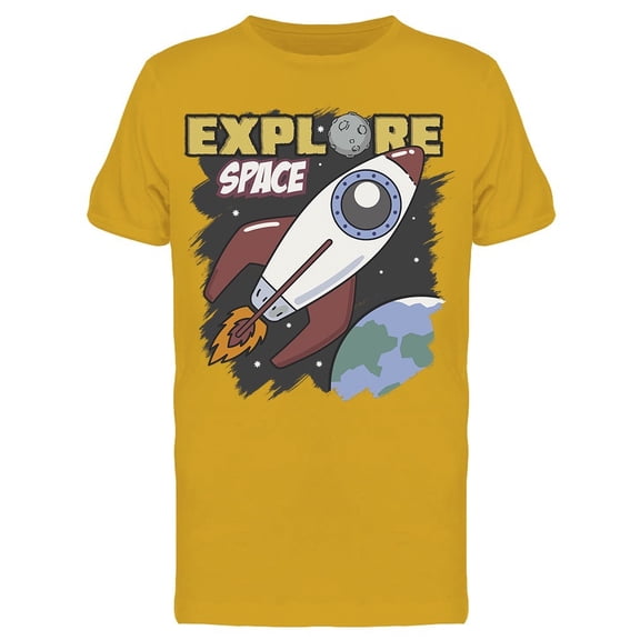 Explore Space Rocket Tee Men's -Image by Shutterstock
