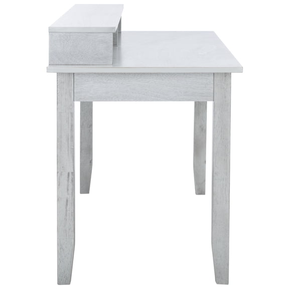 SAFAVIEH Winsone Solid Writing Desk w/ 2 Drawers, Dark Grey