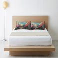 thumbnail image 6 of Yayeee Pillowcase Standard Size Set of 2 Satin Wrinkle Resistant Pillow Case, Colorful Road, 6 of 7
