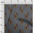thumbnail image 1 of oneOone Cotton Flex Fabric Paisley Block Print Fabric BTY 40 Inch Wide, 1 of 4